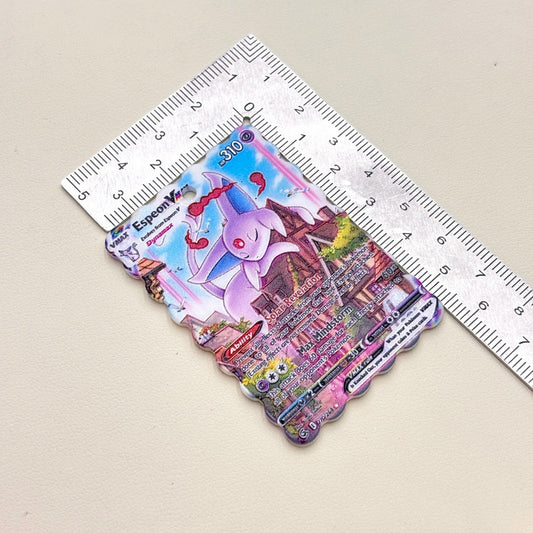 Mini Trading Card Game Acrylic Focal Beads, Holographic Battle Card & Pocket Monster Beads for DIY Beadable Pens & Keychains