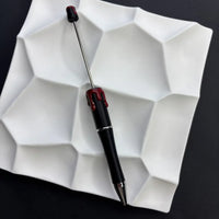 Red blood + black pen