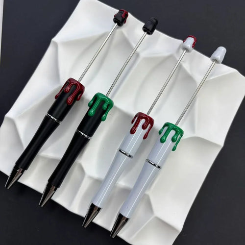 Handmade Halloween bloody pens, red blood and green blood