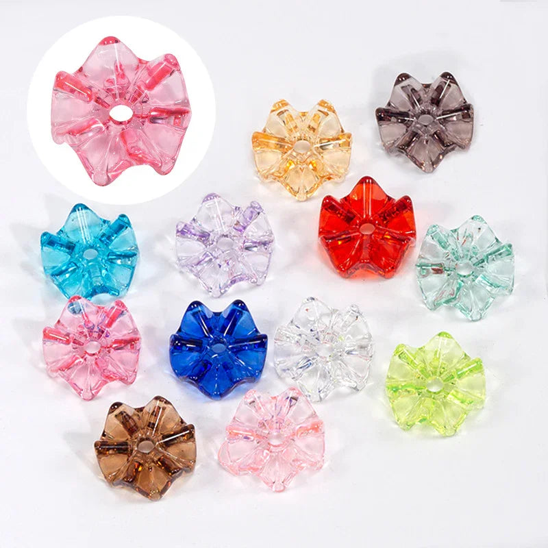 Stacking Hexagonal Tactile Paint Macaron Color Round Wave Lace Beaded Spacer