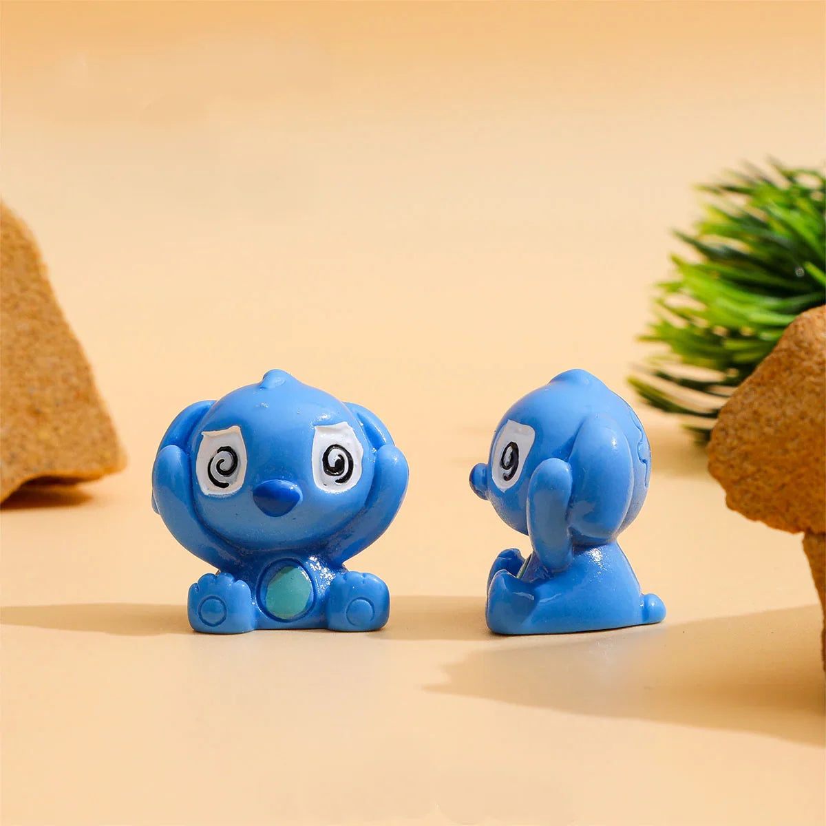 3D Cartoon Resin Cute Stitc In Different Poses