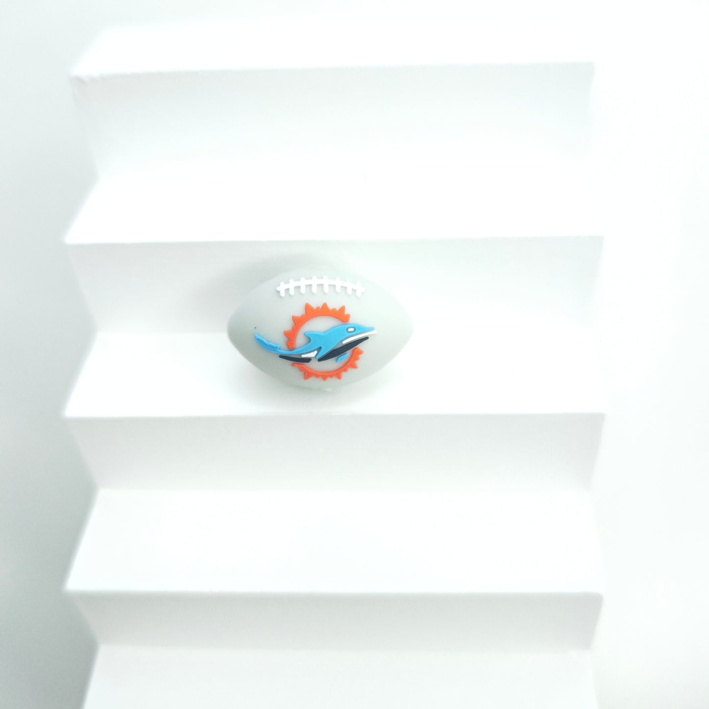 30 Teams NFL Football 3D Silicone Beads DIY Silicone Jewelry Glue Beads Beaded Accessories American Football Loose Beads