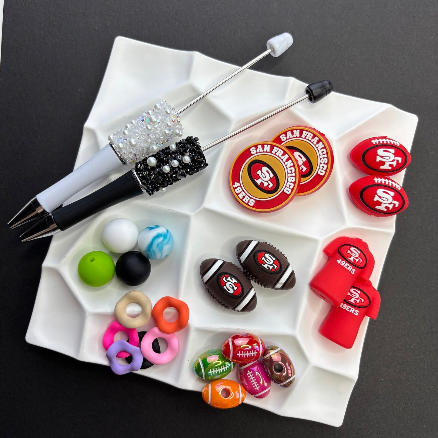 NFL Team Silicone Bead Set –NFL Team Combo Packs