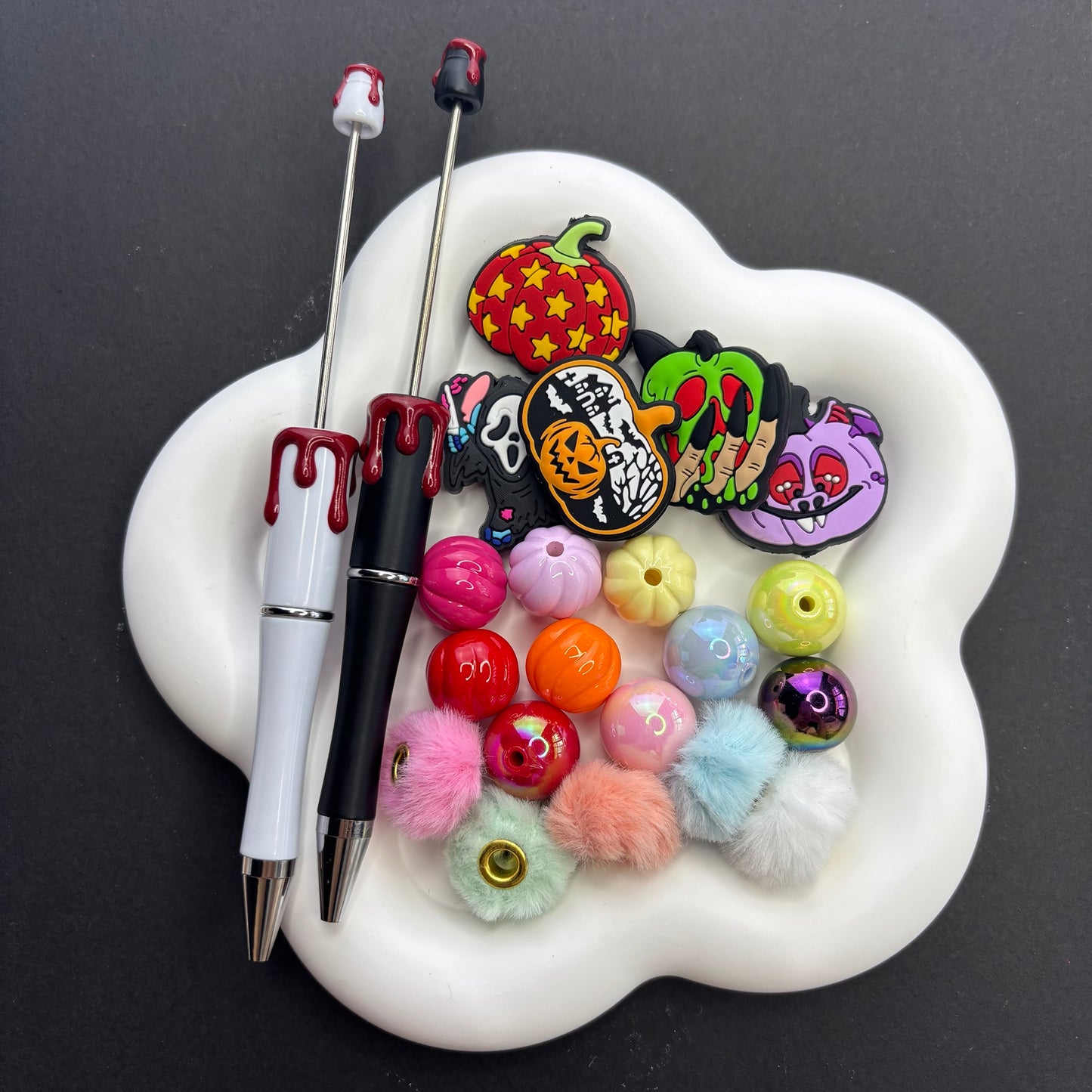 Halloween Series Bead Pen Beaded Silicone Bead Set