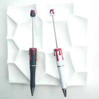 Red blood + black pen