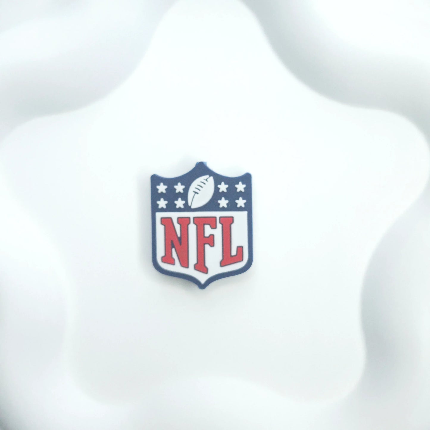 NFL team logos combined Silicone Focus Beads