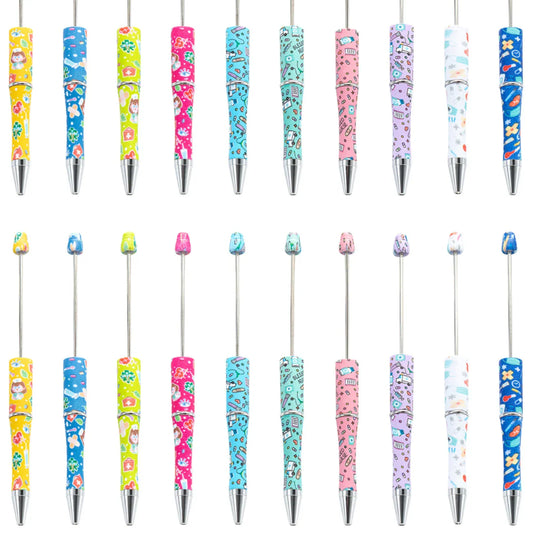 DIY Plastic Bead Pen Creative Nurses Day Bead Pen