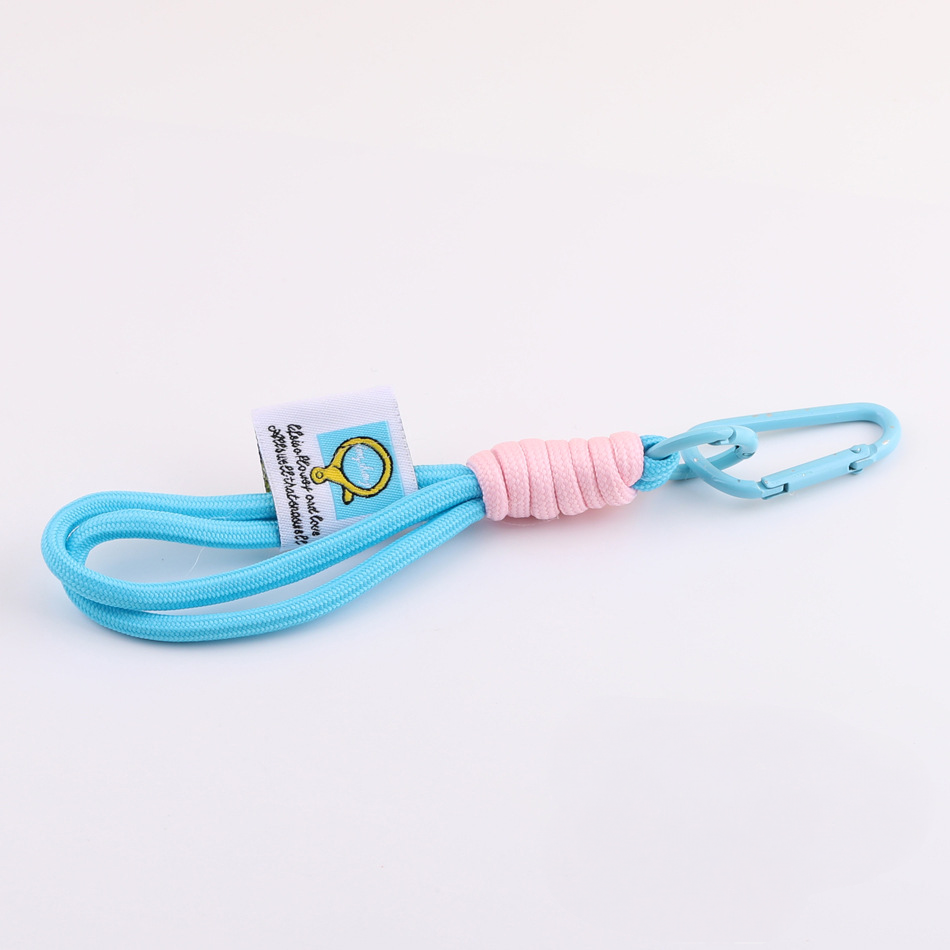 Urban Streetstyle Braided Phone Lanyard - 13cm Nylon Wrist Strap with D-Ring | DIY Keychain Bracelet Making Supply