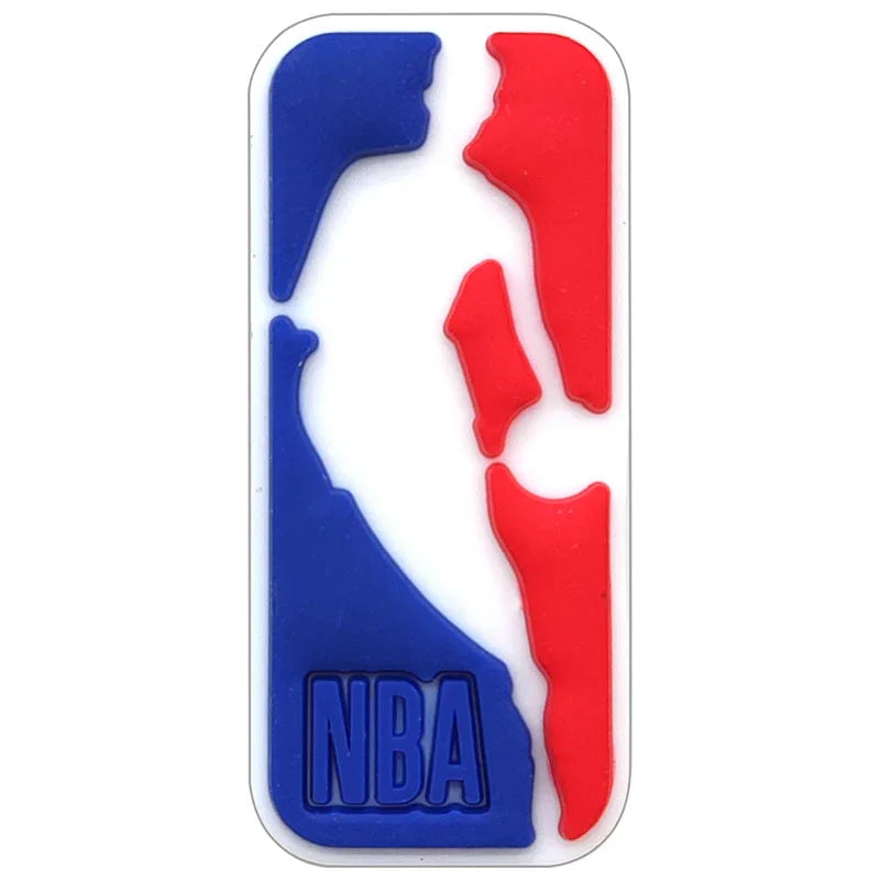 Silicone Focal Beads 3D  NBA team logo | DIY Sports Fan Bracelet & Keychain Craft Bead
