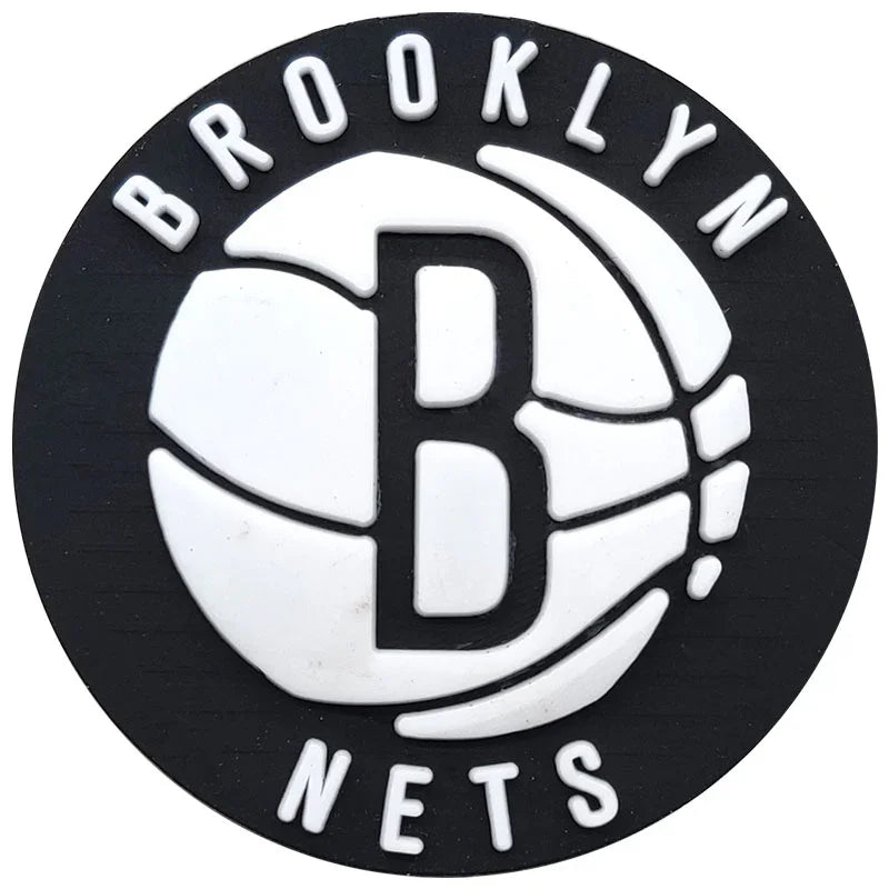 Silicone Focal Beads 3D  NBA team logo | DIY Sports Fan Bracelet & Keychain Craft Bead