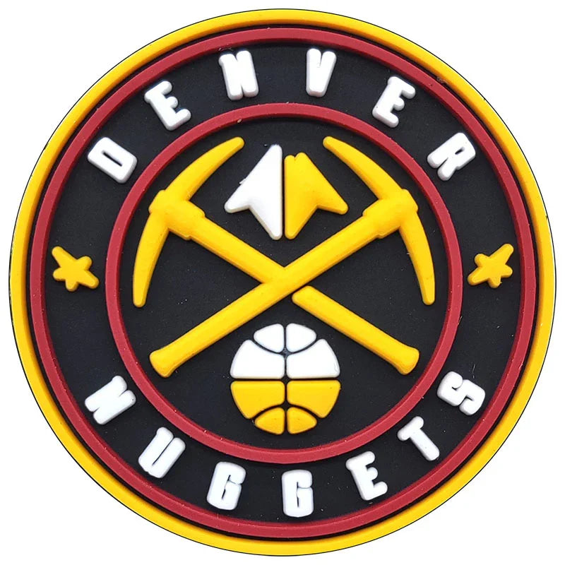 Silicone Focal Beads 3D  NBA team logo | DIY Sports Fan Bracelet & Keychain Craft Bead