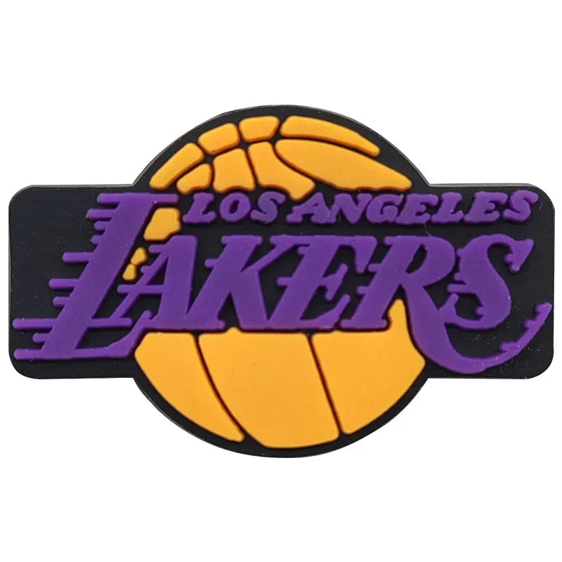 Silicone Focal Beads 3D  NBA team logo | DIY Sports Fan Bracelet & Keychain Craft Bead