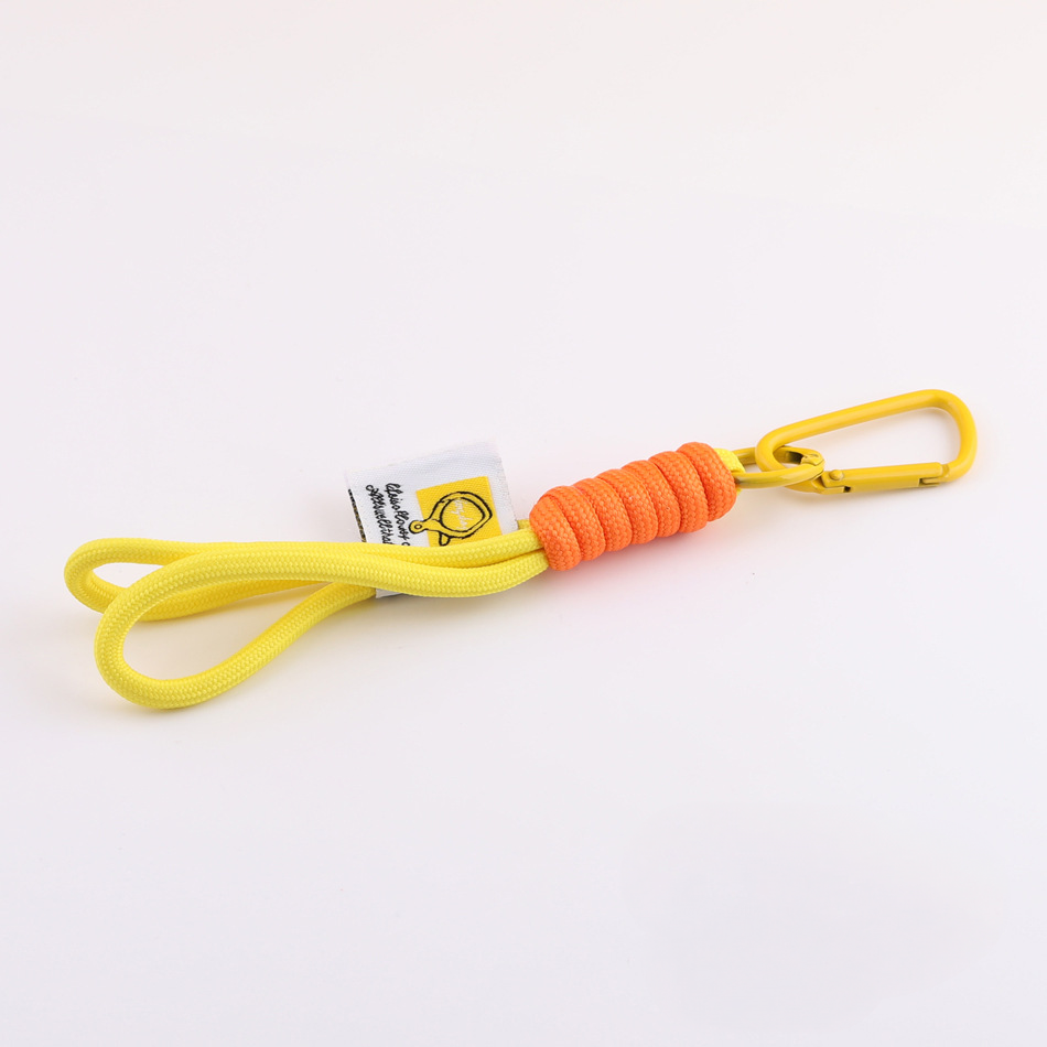 Urban Streetstyle Braided Phone Lanyard - 13cm Nylon Wrist Strap with D-Ring | DIY Keychain Bracelet Making Supply