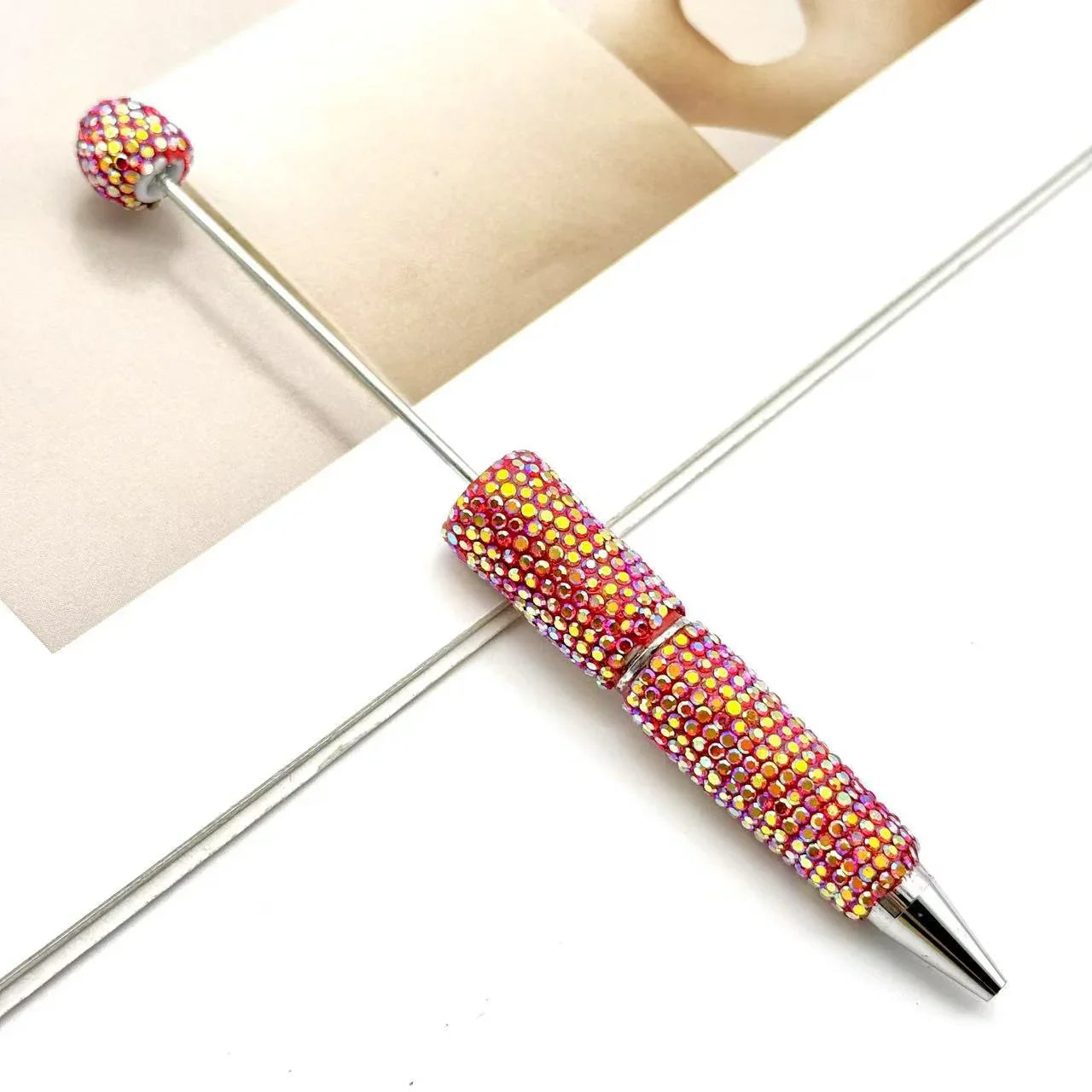 DIY electroplated diamond bead pen UV colorful ballpoint pen