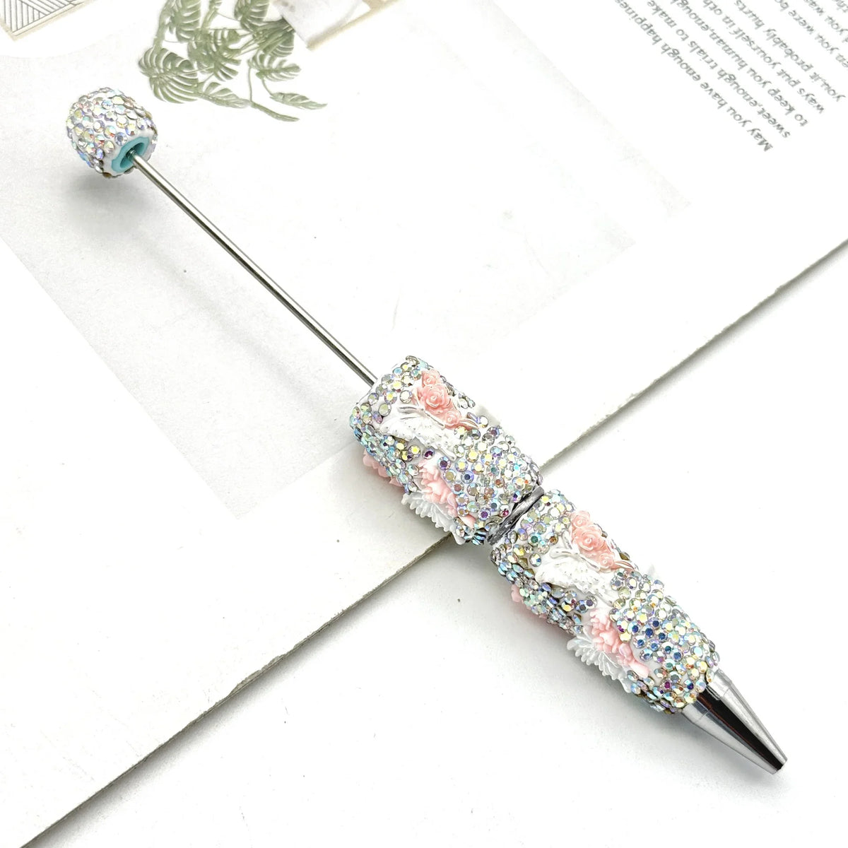 New DIY Luminous Diamond Bead Pen | DIY Bead Bracelet Keychain & Jewelry Craft Supply