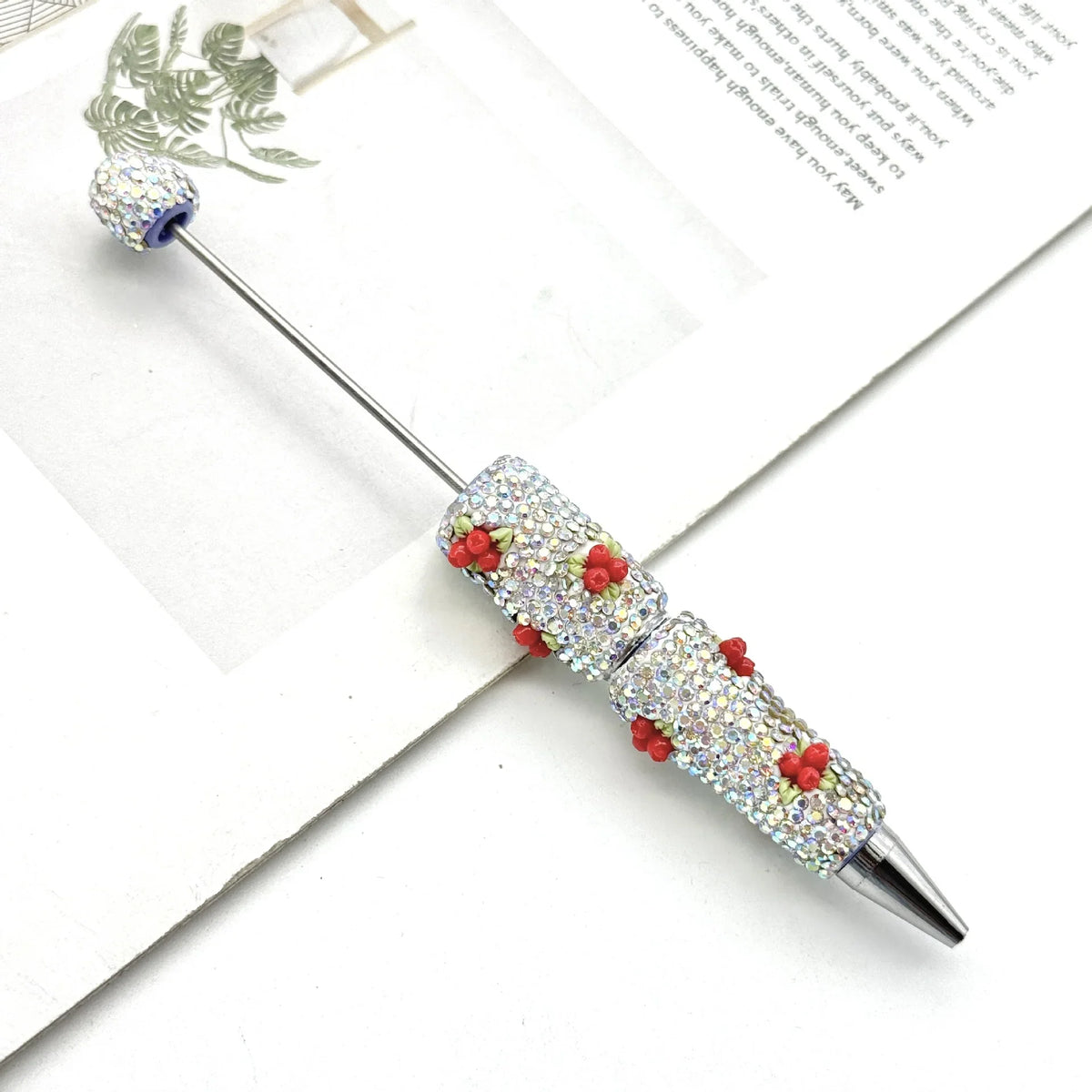 New DIY Luminous Diamond Bead Pen | DIY Bead Bracelet Keychain & Jewelry Craft Supply