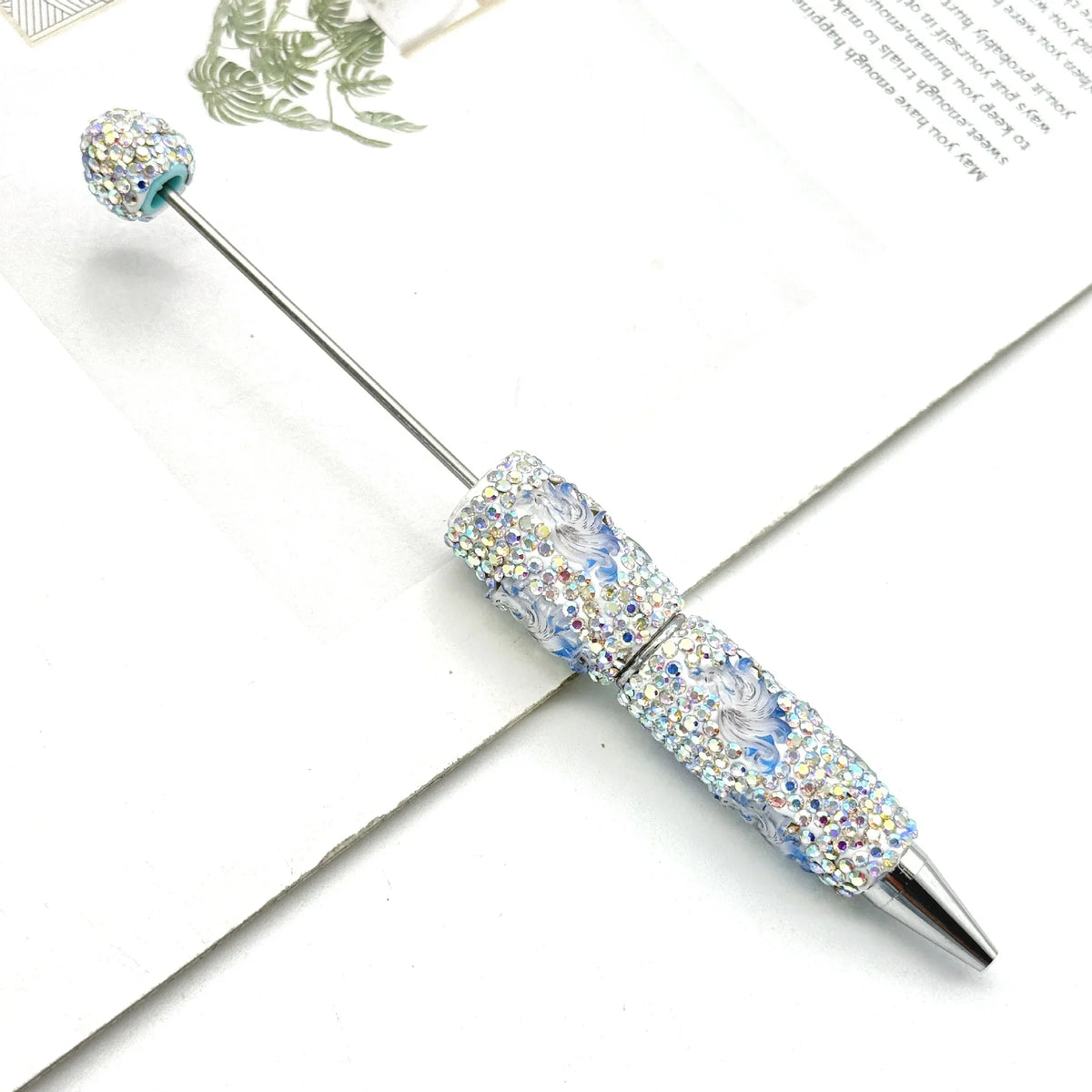 New DIY Luminous Diamond Bead Pen | DIY Bead Bracelet Keychain & Jewelry Craft Supply