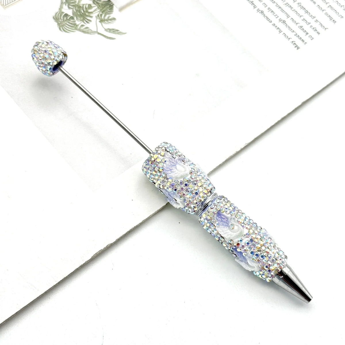 New DIY Luminous Diamond Bead Pen | DIY Bead Bracelet Keychain & Jewelry Craft Supply