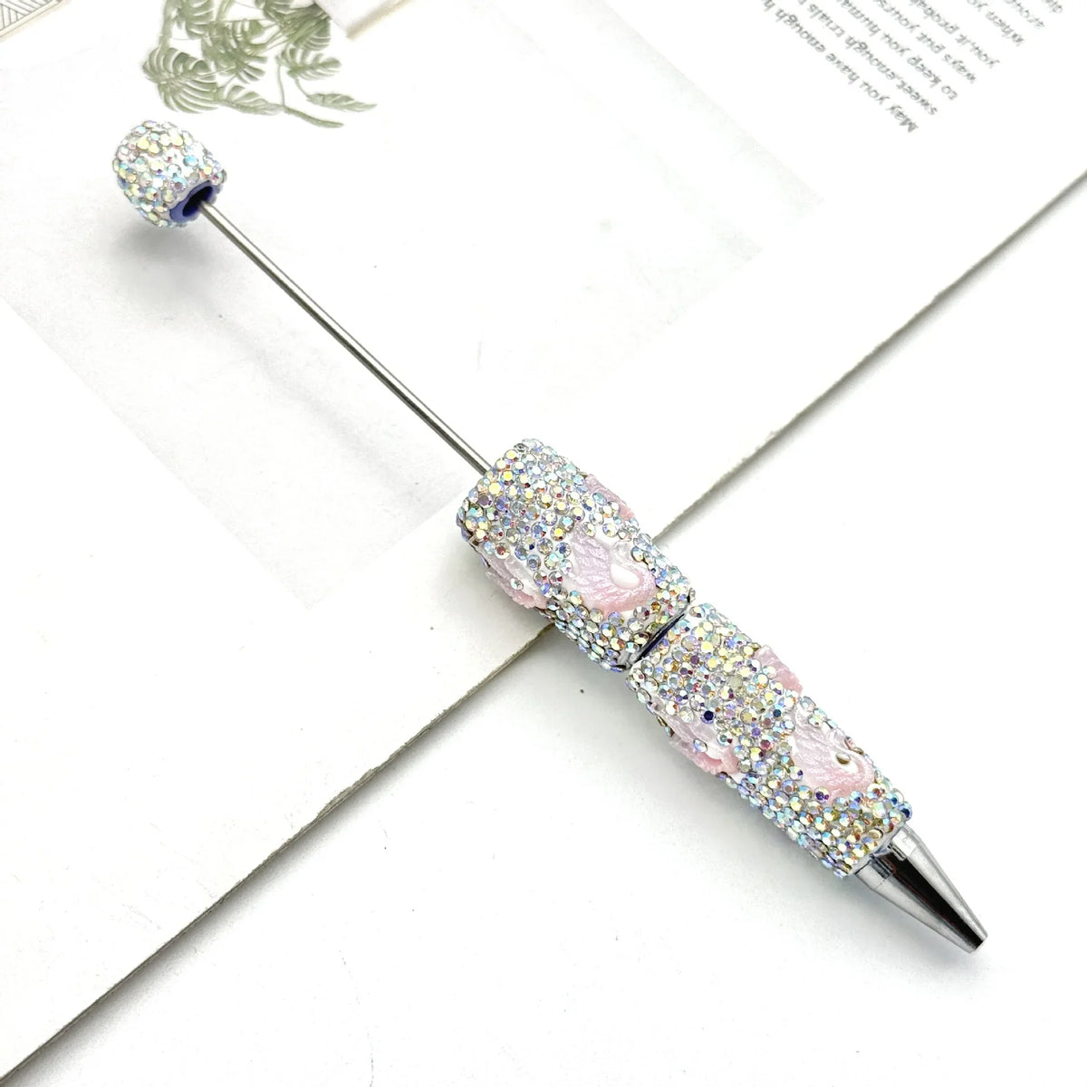 New DIY Luminous Diamond Bead Pen | DIY Bead Bracelet Keychain & Jewelry Craft Supply