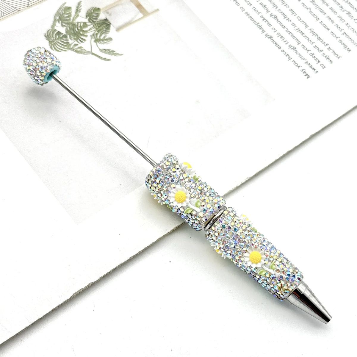 New DIY Luminous Diamond Bead Pen | DIY Bead Bracelet Keychain & Jewelry Craft Supply