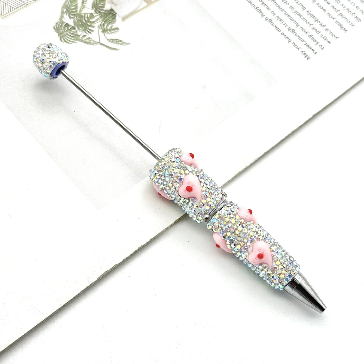 New DIY Luminous Diamond Bead Pen | DIY Bead Bracelet Keychain & Jewelry Craft Supply