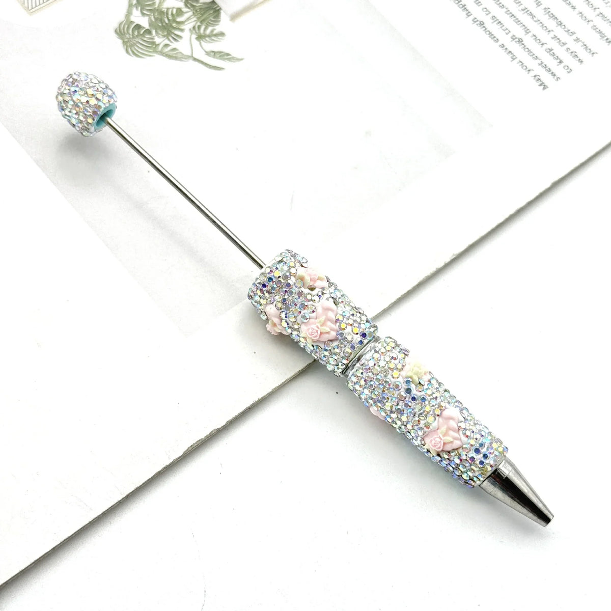 New DIY Luminous Diamond Bead Pen | DIY Bead Bracelet Keychain & Jewelry Craft Supply