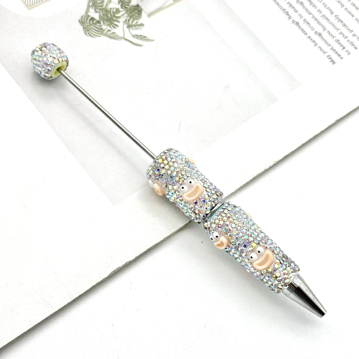New DIY Luminous Diamond Bead Pen | DIY Bead Bracelet Keychain & Jewelry Craft Supply