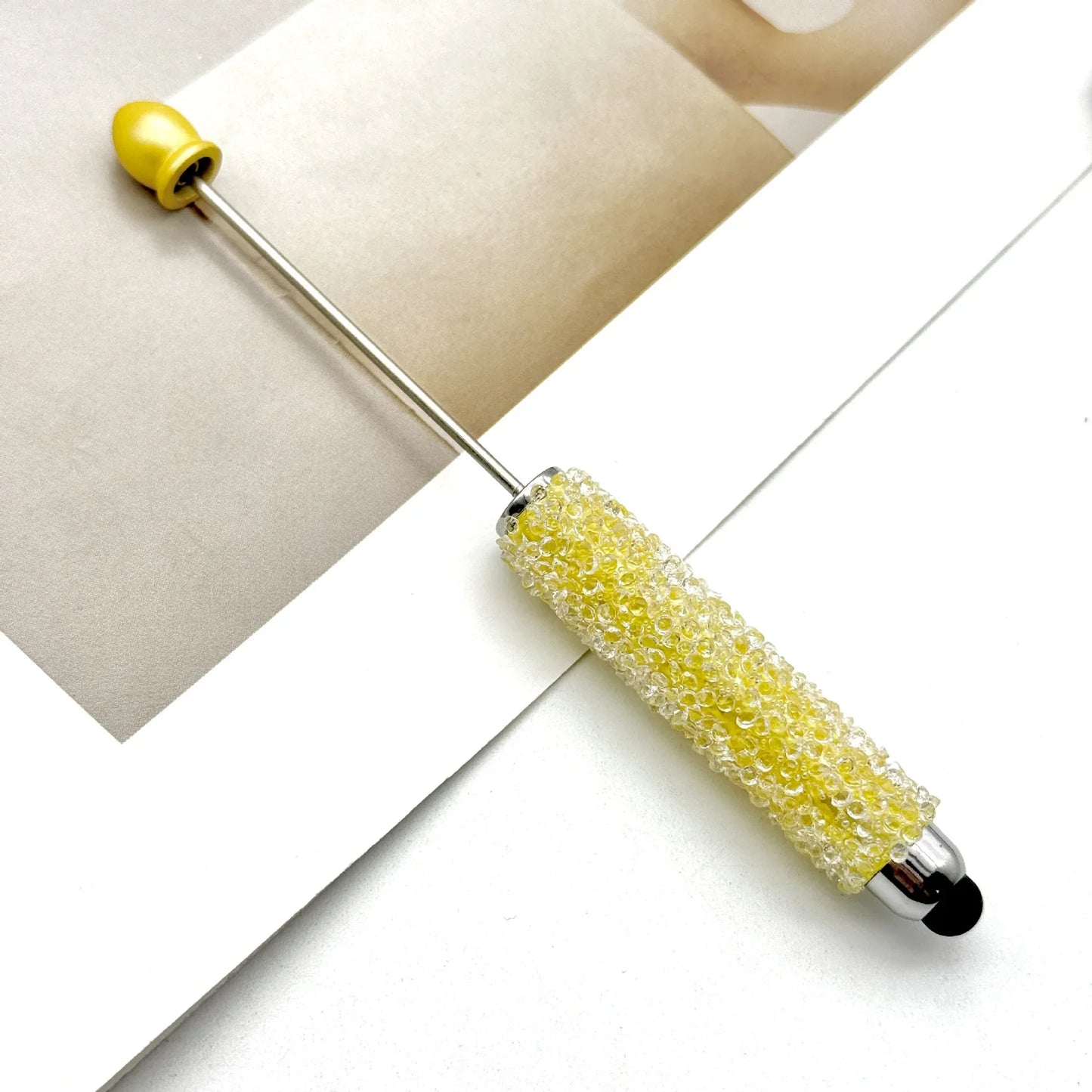 Resin Starry Sky Touch Screen Bead Pen Sugar Rhinestone Cute Grain Pen
