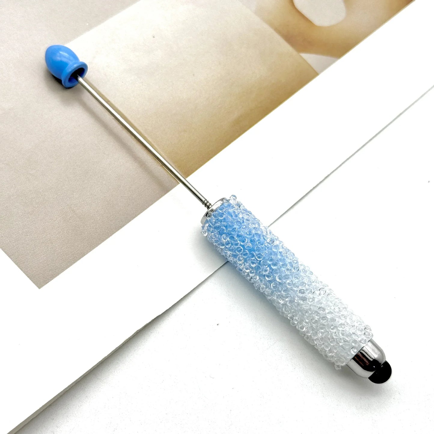Resin Starry Sky Touch Screen Bead Pen Sugar Rhinestone Cute Grain Pen
