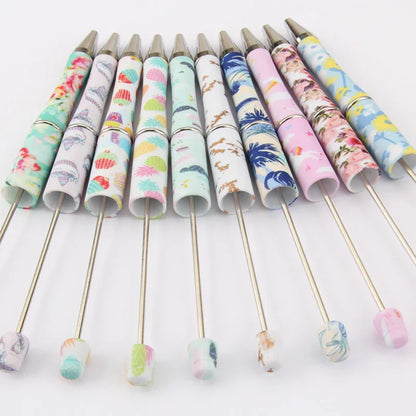 Printed Bead Pen Creative Cow and Tiger Pattern Ballpoint Pen
