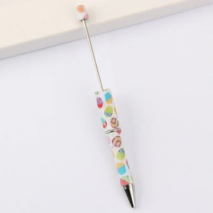 Printed Bead Pen Creative Cow and Tiger Pattern Ballpoint Pen