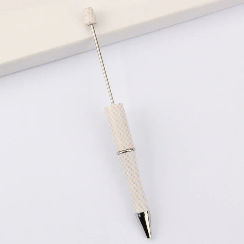 Printed Bead Pen Creative Cow and Tiger Pattern Ballpoint Pen | DIY Beadable Pen Craft Gift Idea