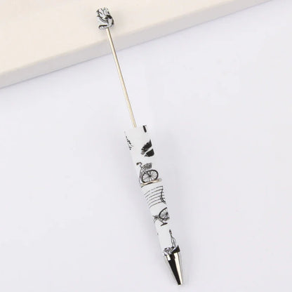 Printed Bead Pen Creative Cow and Tiger Pattern Ballpoint Pen