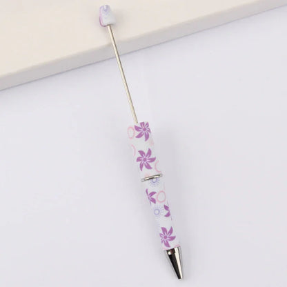 Printed Bead Pen Creative Cow and Tiger Pattern Ballpoint Pen
