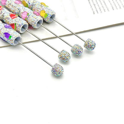 Fruit full diamond ballpoint pen Educational clay full diamond ballpoint pen