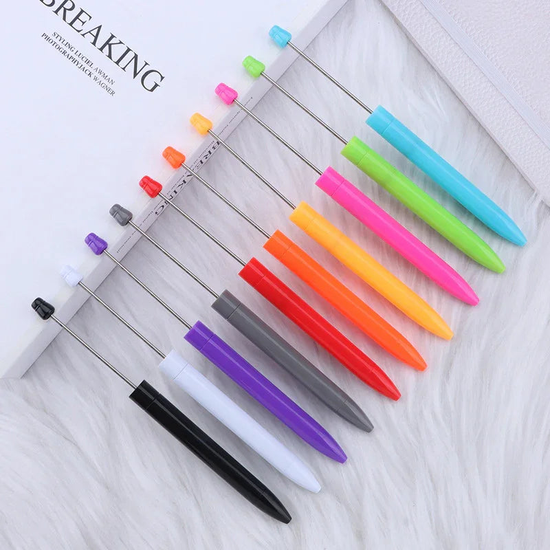 Long bead pen ins macaron bead pen | DIY Beadable Pen Craft Gift Idea