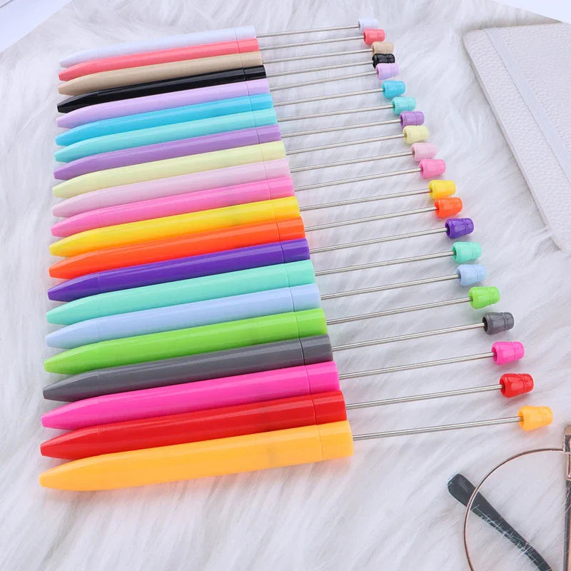 Long bead pen ins macaron bead pen | DIY Beadable Pen Craft Gift Idea