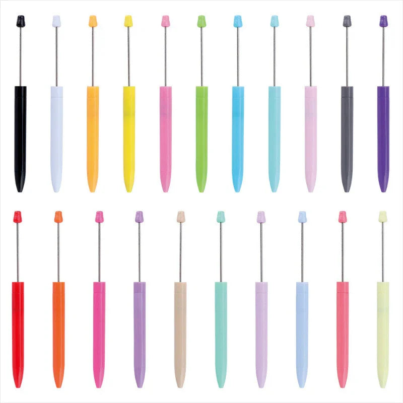 Long bead pen ins macaron bead pen | DIY Beadable Pen Craft Gift Idea