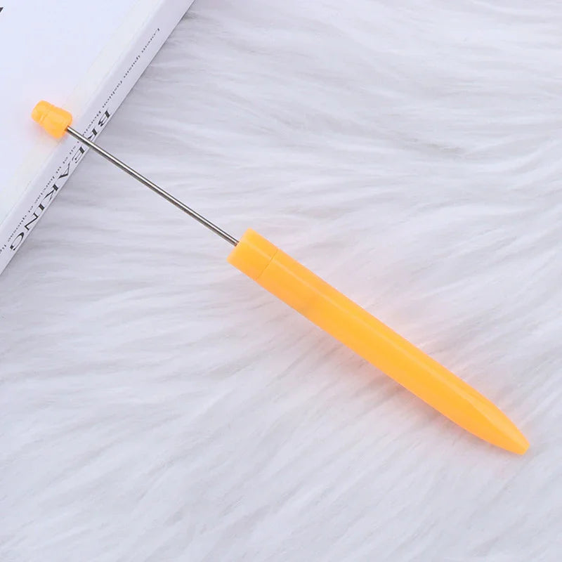 Long bead pen ins macaron bead pen | DIY Beadable Pen Craft Gift Idea