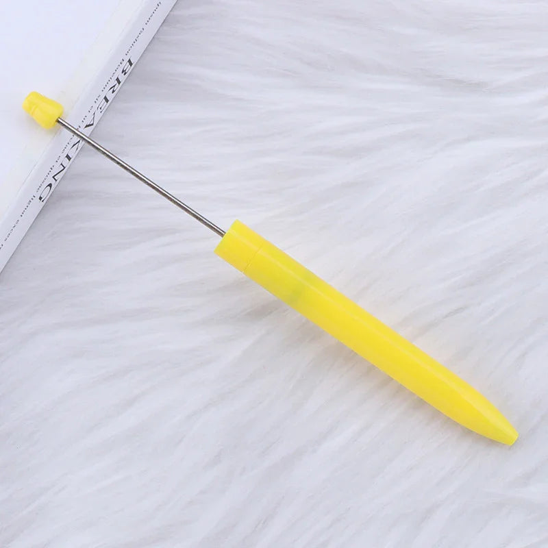 Long bead pen ins macaron bead pen | DIY Beadable Pen Craft Gift Idea