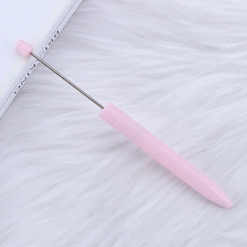 Long bead pen ins macaron bead pen | DIY Beadable Pen Craft Gift Idea