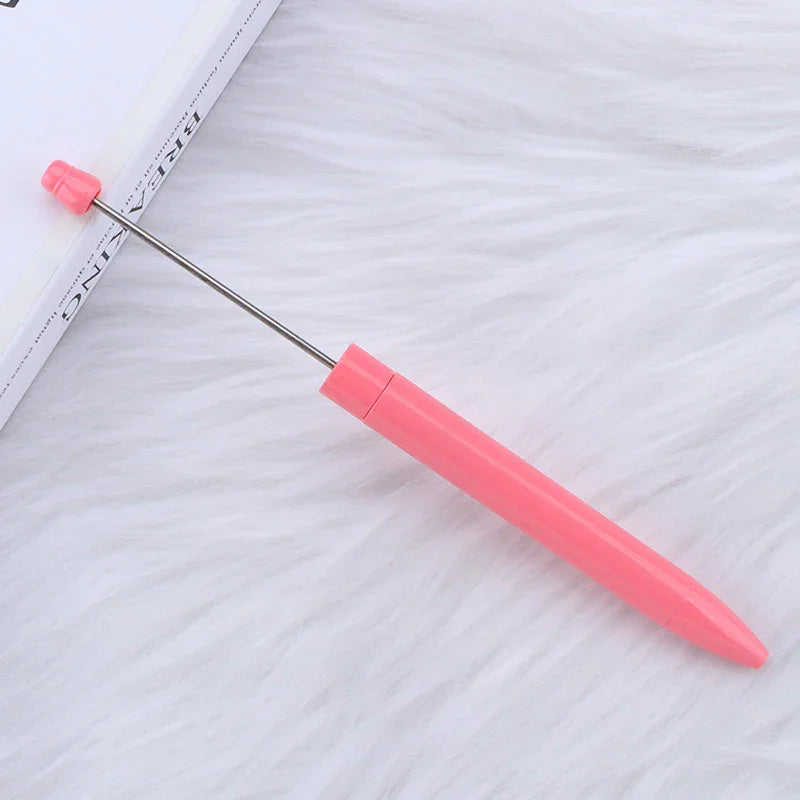 Long bead pen ins macaron bead pen | DIY Beadable Pen Craft Gift Idea