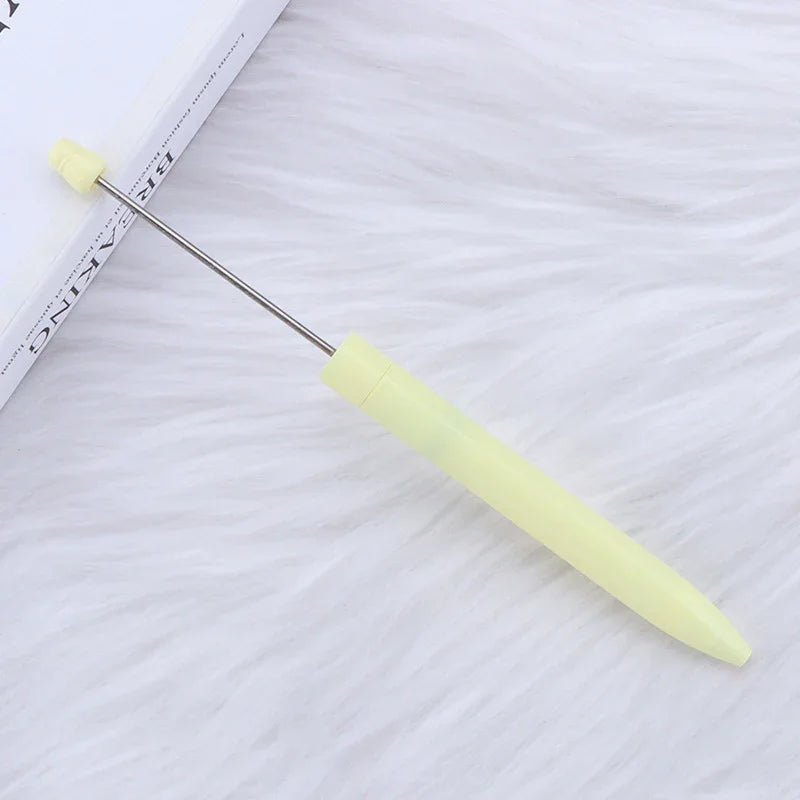 Long bead pen ins macaron bead pen | DIY Beadable Pen Craft Gift Idea