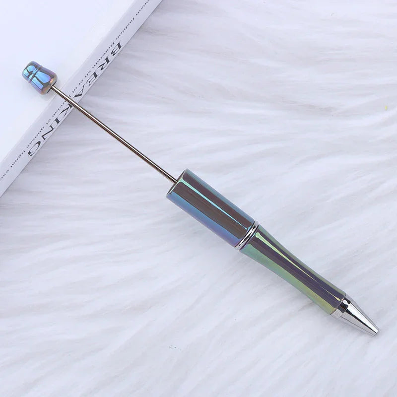 Colorful bead pen, colorful gift pen, rotating plastic ballpoint pen