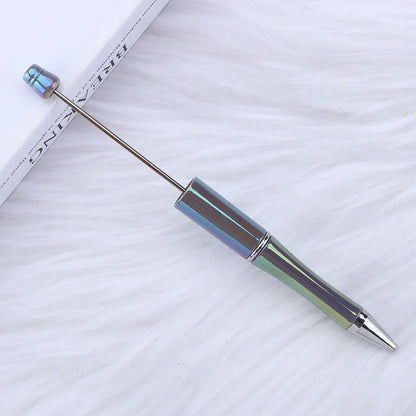 Colorful bead pen, colorful gift pen, rotating plastic ballpoint pen
