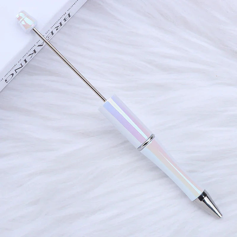 Colorful bead pen, colorful gift pen, rotating plastic ballpoint pen