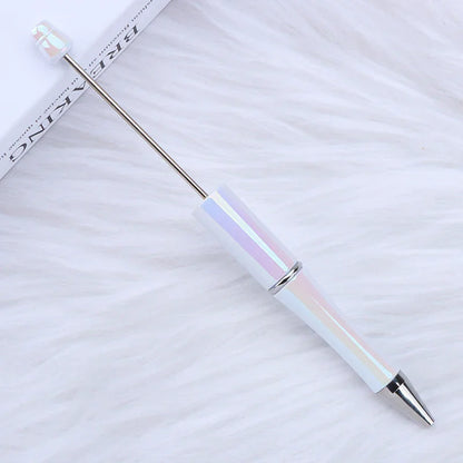 Colorful bead pen, colorful gift pen, rotating plastic ballpoint pen