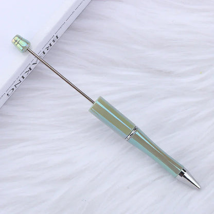 Colorful bead pen, colorful gift pen, rotating plastic ballpoint pen
