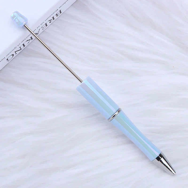 Colorful bead pen, colorful gift pen, rotating plastic ballpoint pen
