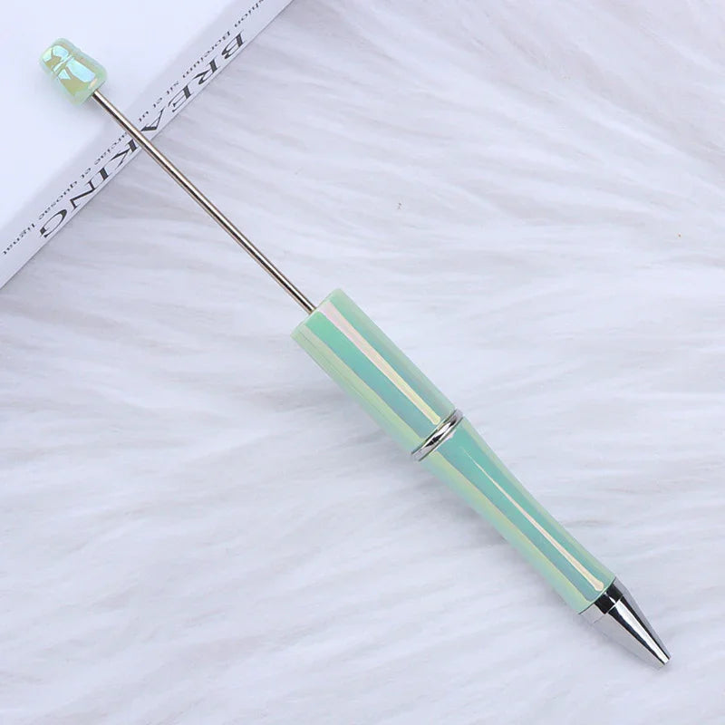 Colorful bead pen, colorful gift pen, rotating plastic ballpoint pen